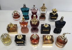 Thirty Jean Paul Gaultier perfumes/testers and related (please note: bottles may have been used/pack