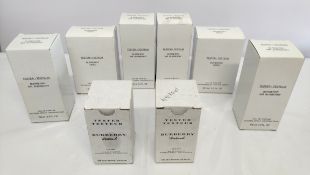 Thirty Burberry perfumes/testers and related (please note: bottles may have been used/packaging may