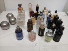 Thirty one Boss perfumes/testers and related (please note: bottles may have been used/packaging may