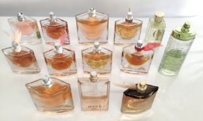 Thirty Lancome perfumes/testers and related (please note: bottles may have been used/packaging may h