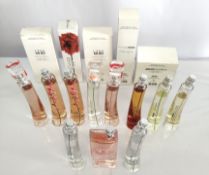 Thirty three Kenzo perfumes/testers and related (please note: bottles may have been used/packaging m