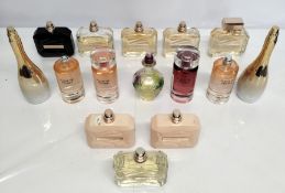 Forty Karl Lagerfeld and Jennifer Lopez perfumes/testers and related (please note: bottles may have
