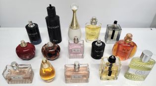 Thirty Dior perfumes/testers and related (please note: bottles may have been used/packaging may have