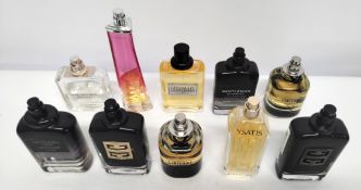 Thirty Givenchy perfumes/testers and related (please note: bottles may have been used/packaging may
