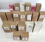 Thirty Elizabeth Arden Juicy Couture perfumes/testers and related (please note: bottles may have bee