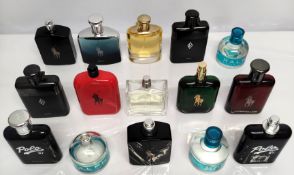 Thirty Ralph Lauren perfumes/testers and related (Please note: bottles may have been used/packaging
