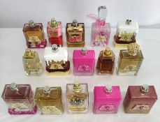 Forty Elizabeth Arden Juicy Couture perfumes/testers and related (please note: bottles may have been