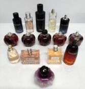 Thirty Dior perfumes/testers and related (please note: bottles may have been used/packaging may have