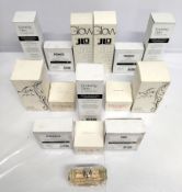 Forty Karl Lagerfeld and Jennifer Lopez perfumes/testers and related (please note: bottles may have