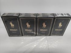 Four as new Ralph Lauren Polo eau de toilettes - 118ml.
