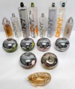 Thirty DKNY perfumes/testers and related (please note: bottles may have been used/packaging may have