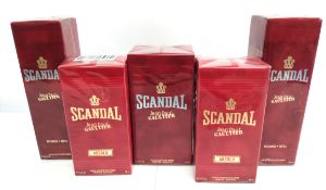 Five as new Jean Paul Gaultier Scandal eau de toilettes/parfums fragrances, sealed and boxed.