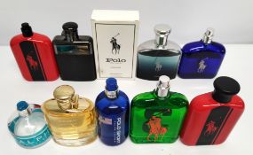 Forty Ralph Lauren perfumes/testers and related (please note: bottles may have been used/packaging m