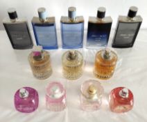 Thirty Jimmy Choo perfumes/testers and related (please note: bottles may have been used/packaging ma