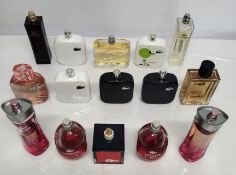 Thirty Lacoste perfumes/testers and related (please note: bottles may have been used/packaging may h