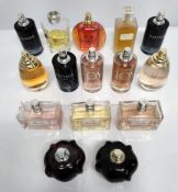 Thirty Dior perfumes/testers and related (please note: bottles may have been used/packaging may have