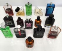 Thirty Prada and Joop perfumes/testers and related (please note: bottles may have been used/packagin
