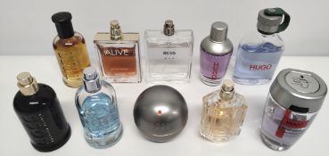 Thirty Boss perfumes/testers and related (please note: bottles may have been used/packaging may have