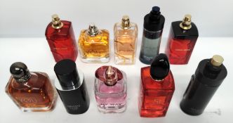 Thirty Armani perfumes/testers and related (please note: bottles may have been used/packaging may ha