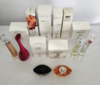 Thirty four Kenzo perfumes/testers and related (please note: bottles may have been used/packaging ma
