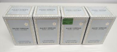 Four as new Marc Jacobs Daisy Dream eau de toilette 50ml, sealed, boxed.