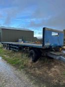 45ft Triaxle Flatbed Trailer With Bogey - (Norfolk)