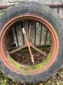 Set of Dual Rear Tractor Wheels - (Norfolk)