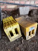 Pair wheel chocks