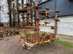 Reco-Wilrich 6.5m hydraulic folding cultivator. Serial No: 82784