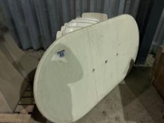 Quantity plastic garden chairs and table