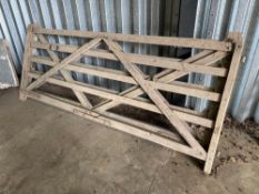 2No 10ft wooden gates
