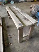 Wooden workbench
