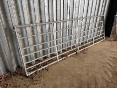 12ft galvanised metal gate