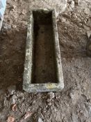 Concrete trough