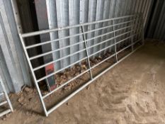 14ft galvanised metal gate