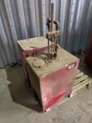 2No Vintage oil dispensing cabinets