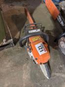 Stihl MS-261C petrol chainsaw with 20