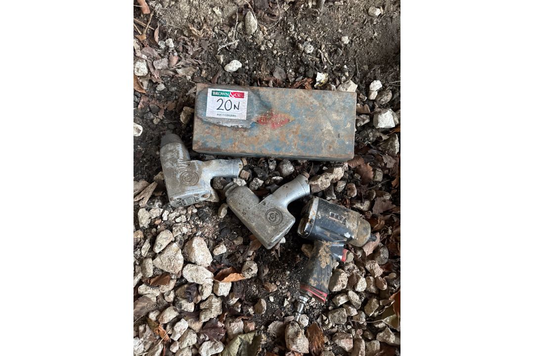 3No air impact wrenches and part gas nozzle set