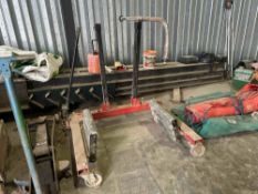 Truecraft wheel changing trolley