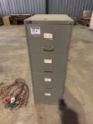 Metal filing cabinet