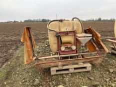 Hardi 600l spray tank with 12ft spray boom NB: Manual in Office