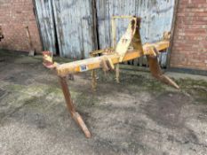 Crawford twin leg pan buster, linkage mounted