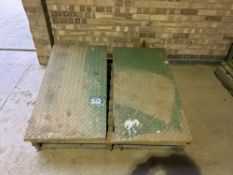 Pair metal ramps