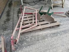 Quantity marker boards for power harrow