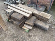 Quantity wooden blocks