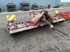 1994 Kuhn HR3502D 3.5m power harrow with rear spiral roller. Serial No: 950358 NB: Manual in Office