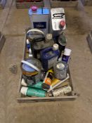 Quantity paints, aerosols etc