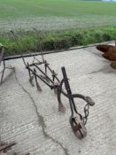 Vintage scuffle, horse drawn