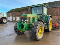 1999 John Deere 6910 4wd tractor 40Kph PowerQuad 4wd tractor, front linkage and PTO, 3No manual spoo
