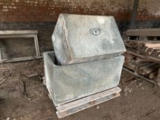 2No galvanised tanks